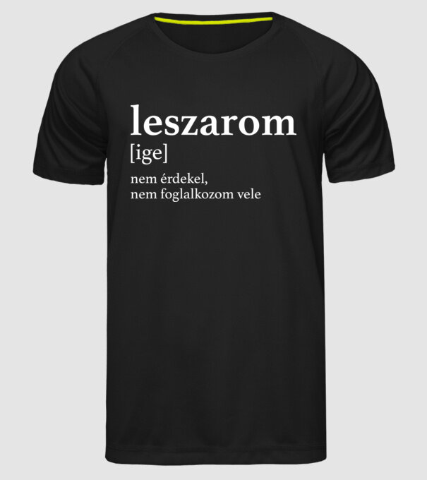  minta fekete pólón