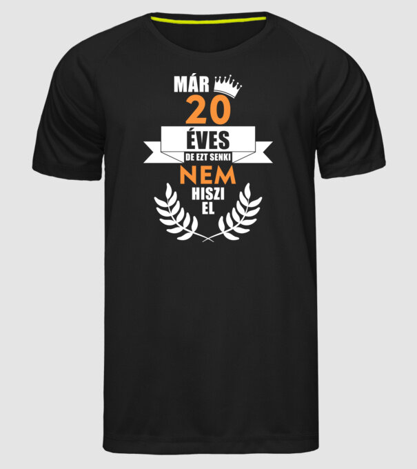  minta fekete pólón
