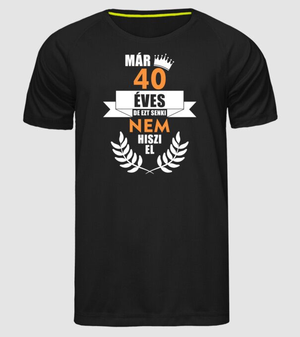  minta fekete pólón
