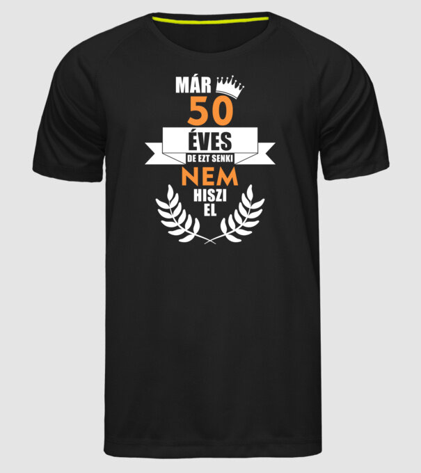  minta fekete pólón