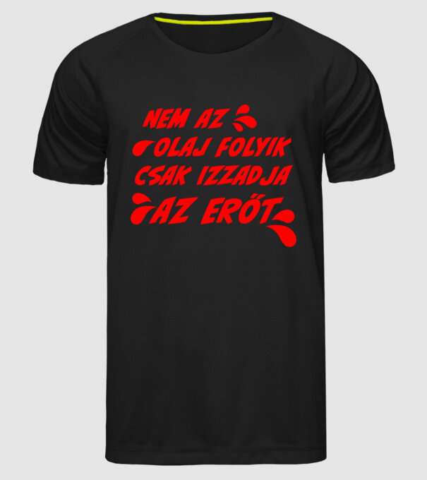  minta fekete pólón