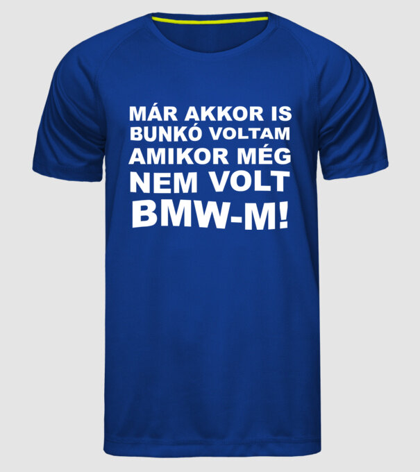 minta királykék pólón
