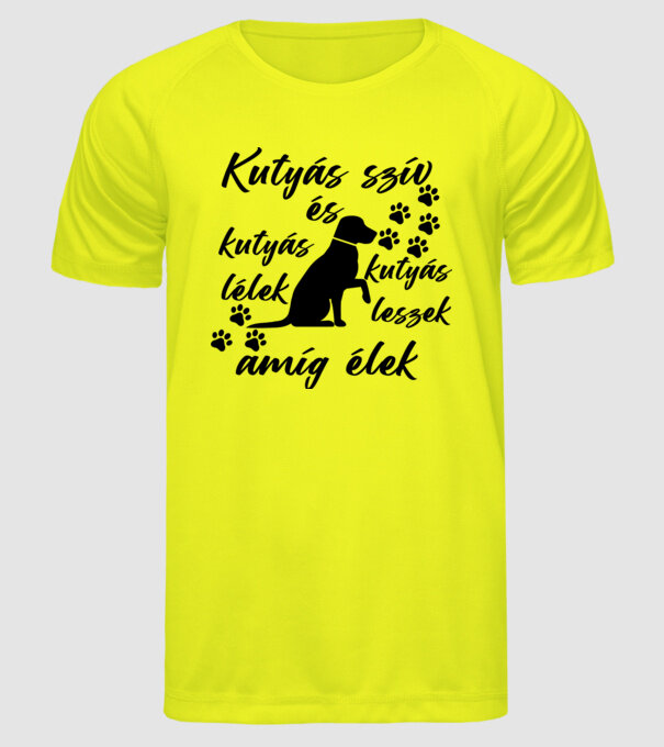  minta neonsárga pólón