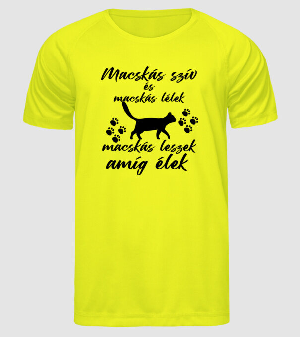  minta neonsárga pólón