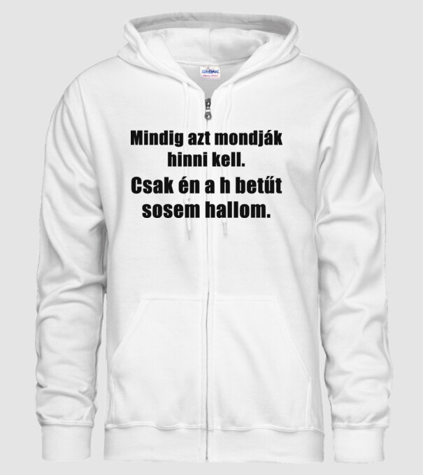  minta fehér pólón