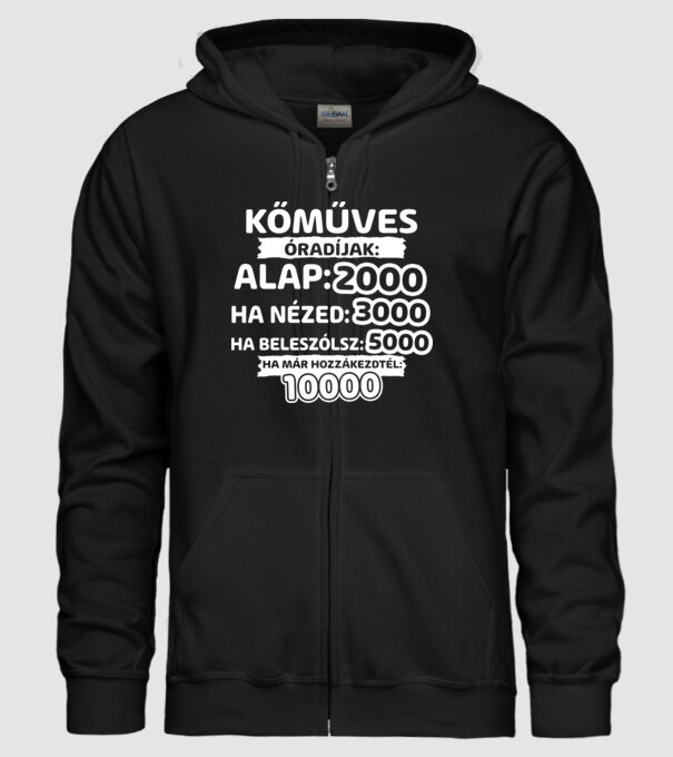  minta fekete pólón