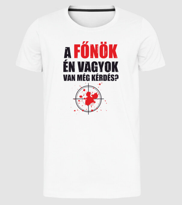  minta fehér pólón