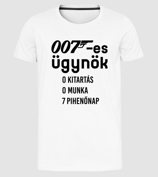  minta fehér pólón