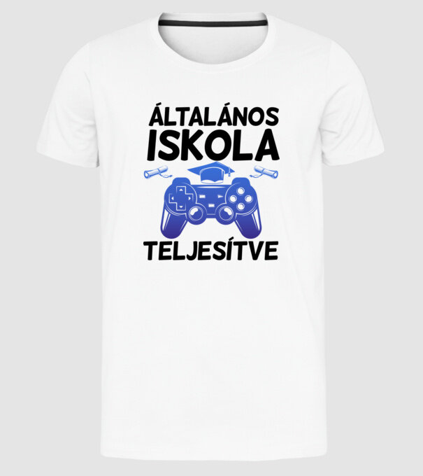  minta fehér pólón