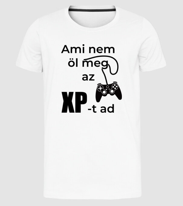  minta fehér pólón
