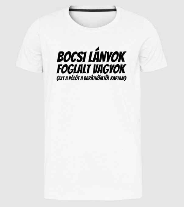  minta fehér pólón