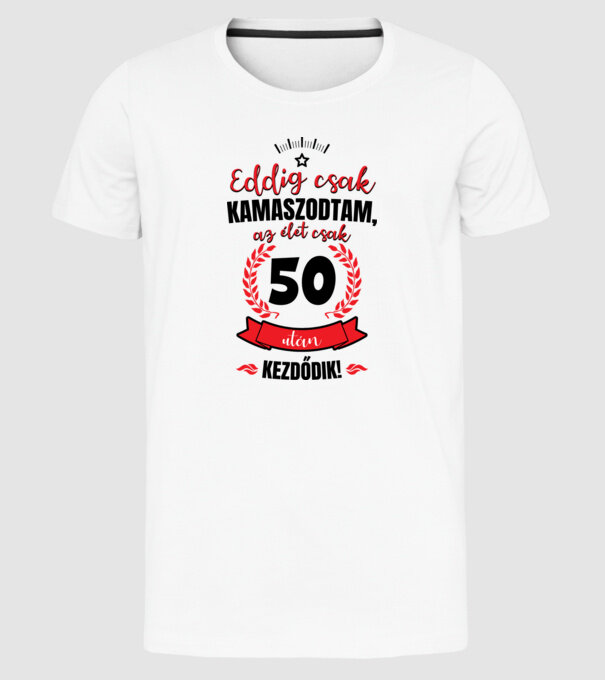  minta fehér pólón