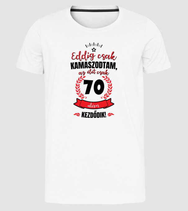  minta fehér pólón