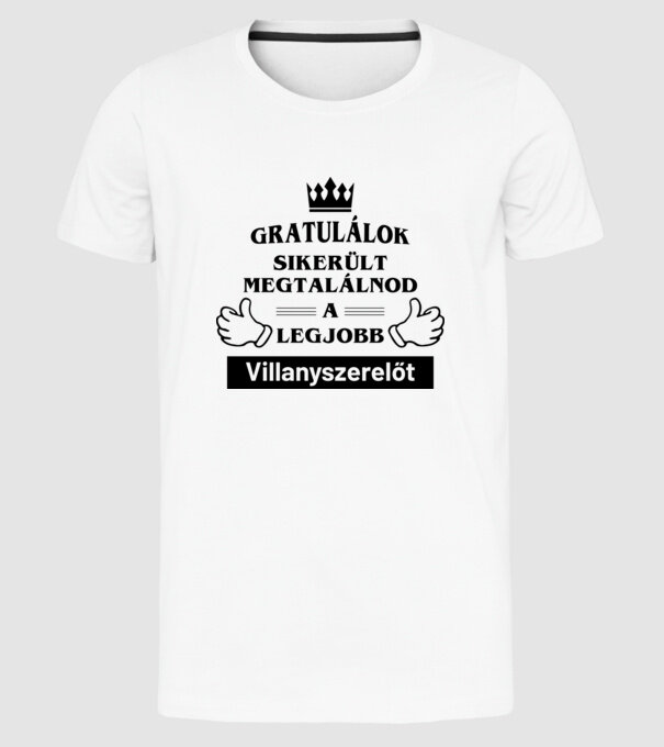  minta fehér pólón
