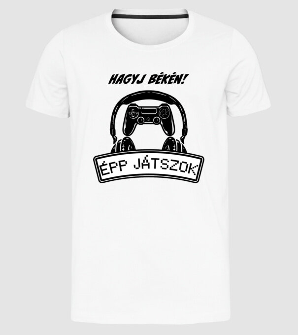  minta fehér pólón