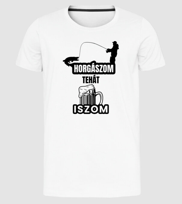  minta fehér pólón