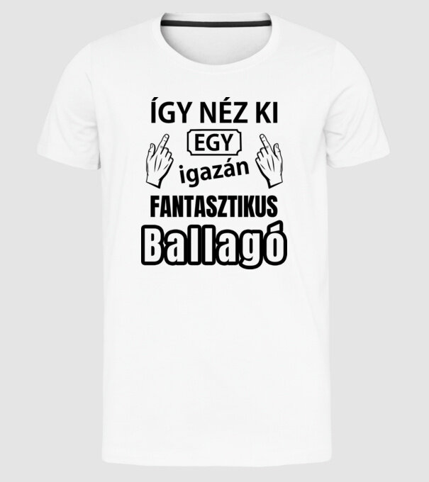  minta fehér pólón