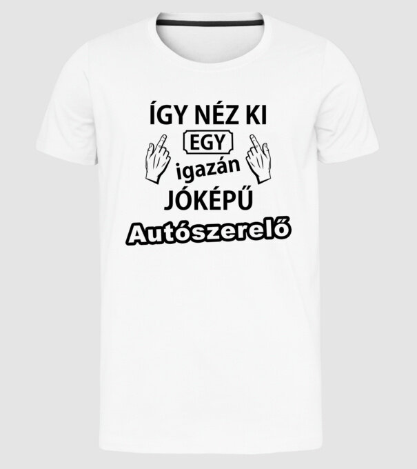  minta fehér pólón