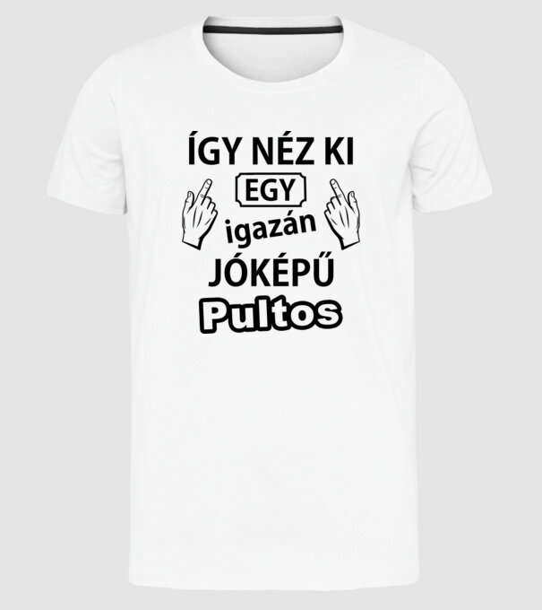  minta fehér pólón