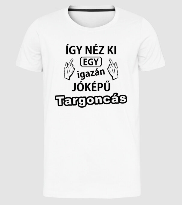  minta fehér pólón