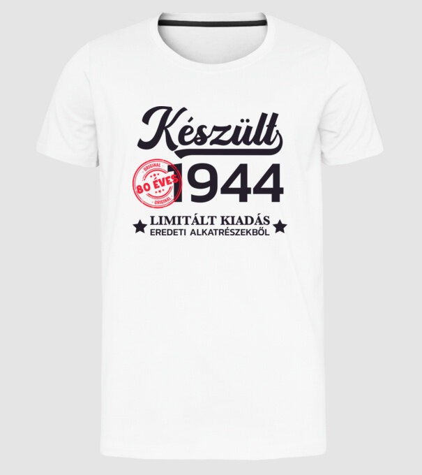  minta fehér pólón