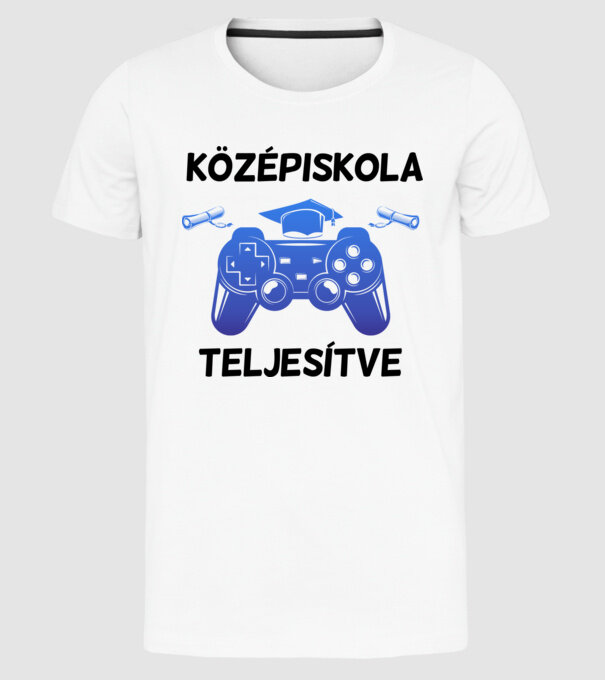  minta fehér pólón