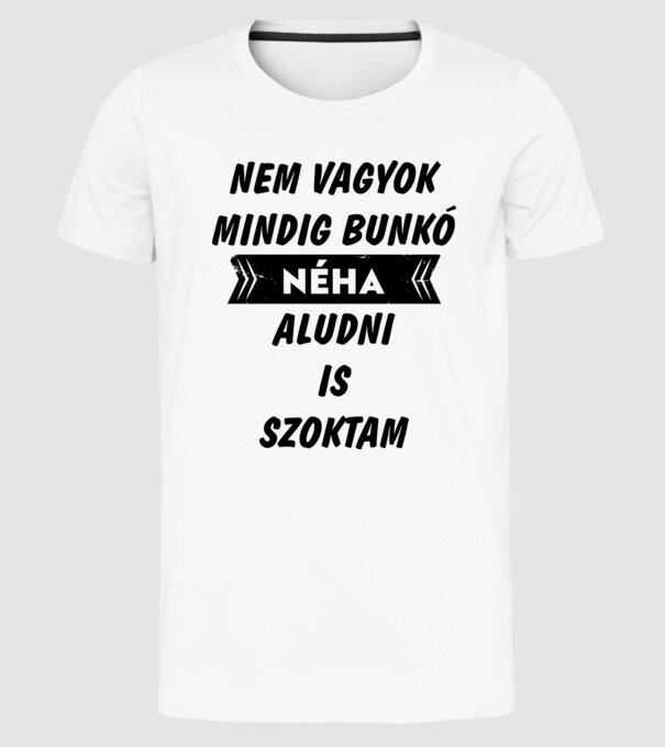  minta fehér pólón