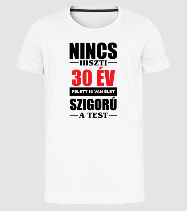  minta fehér pólón