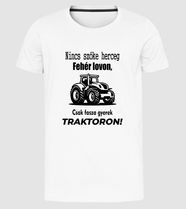  minta fehér pólón