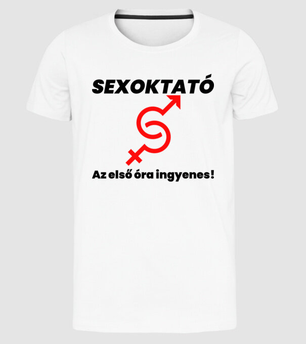 minta fehér pólón