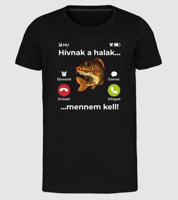  minta fekete pólón