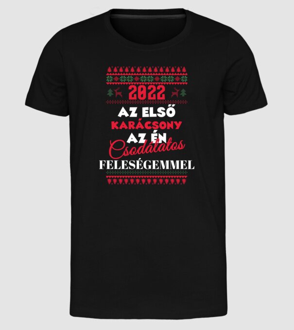  minta fekete pólón