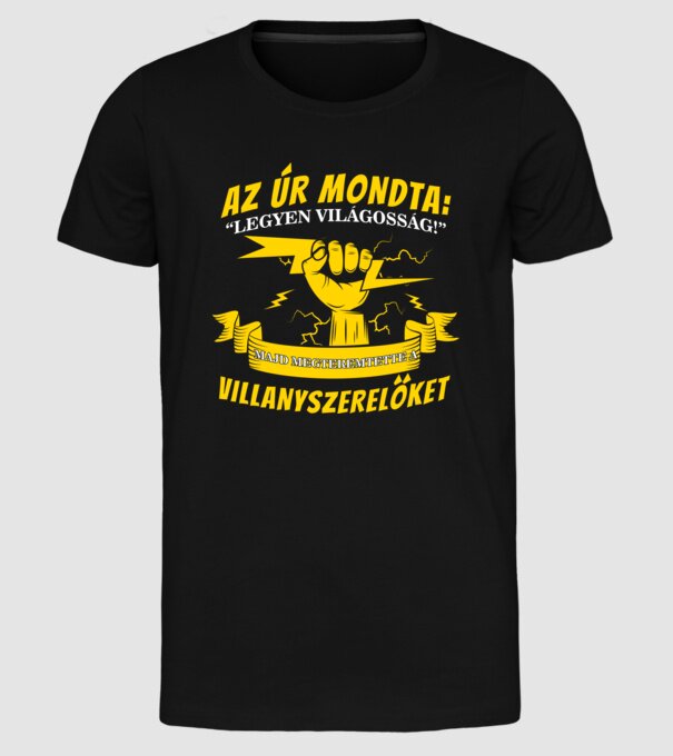  minta fekete pólón