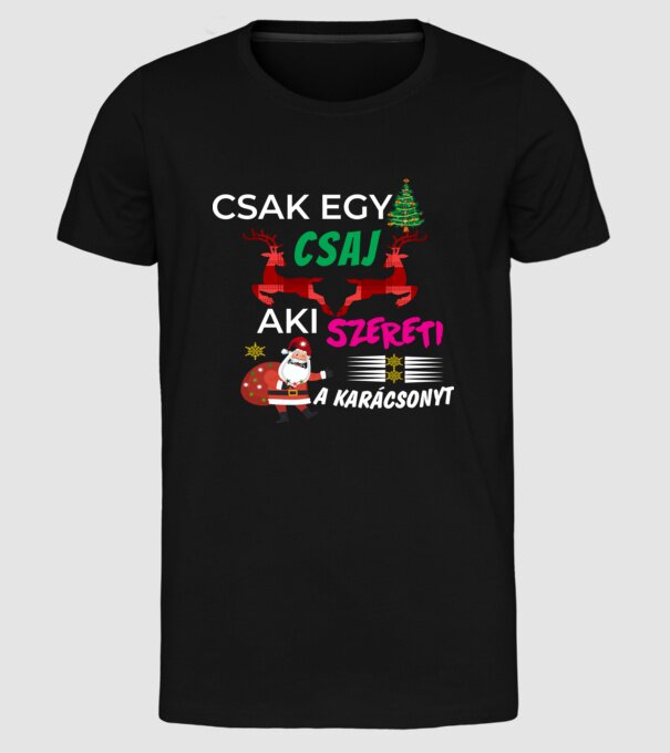  minta fekete pólón