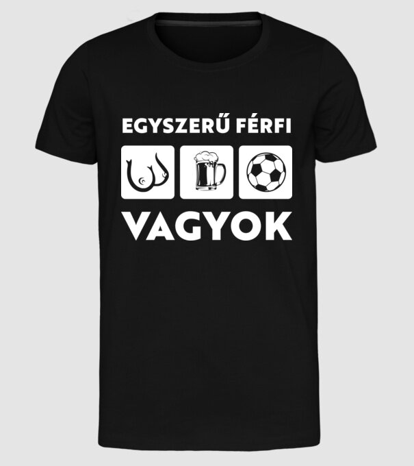  minta fekete pólón