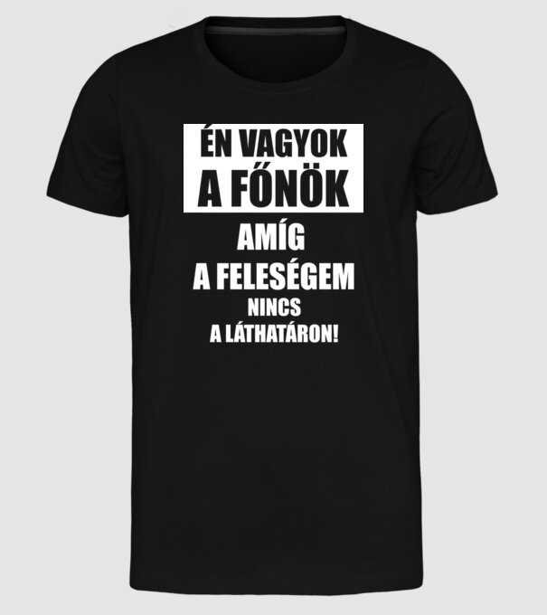  minta fekete pólón