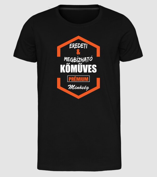  minta fekete pólón