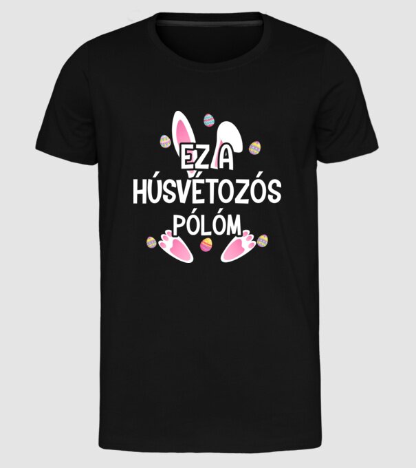  minta fekete pólón