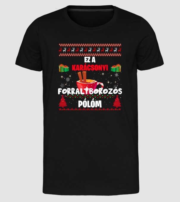  minta fekete pólón