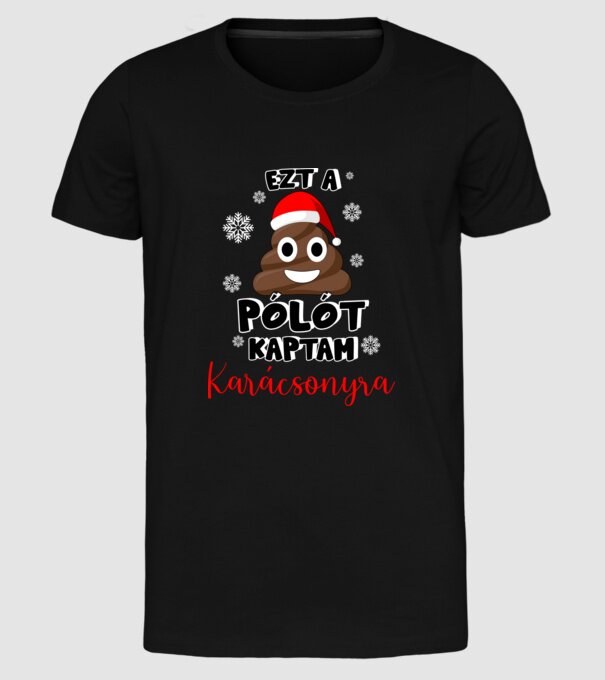  minta fekete pólón