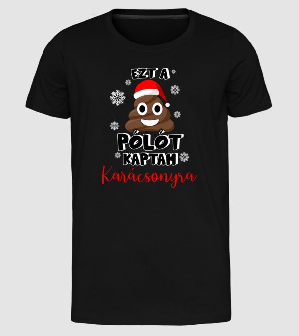  minta fekete pólón