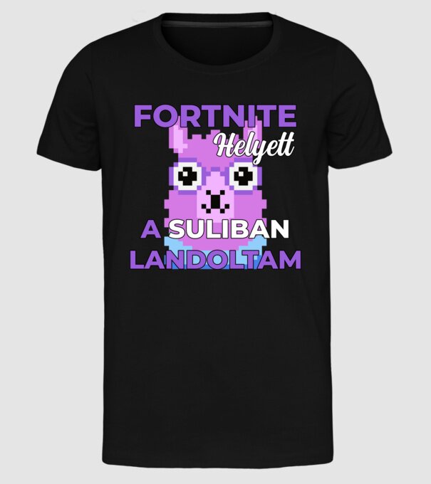  minta fekete pólón