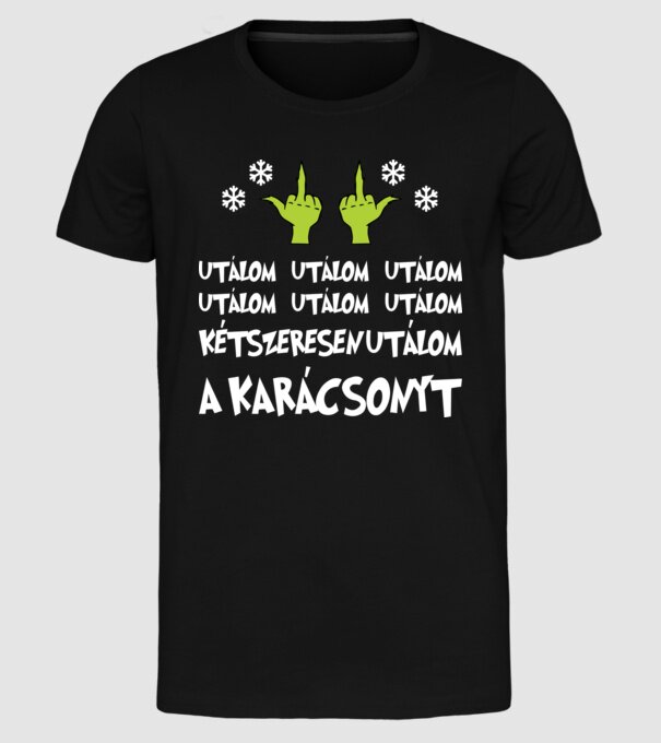  minta fekete pólón