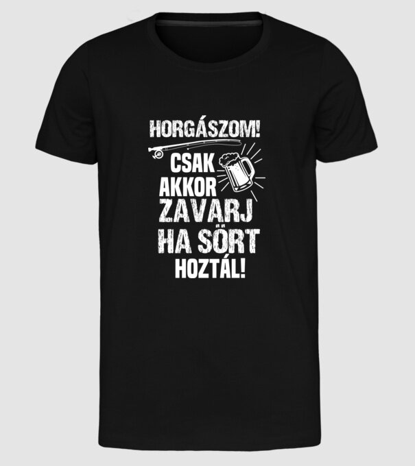  minta fekete pólón