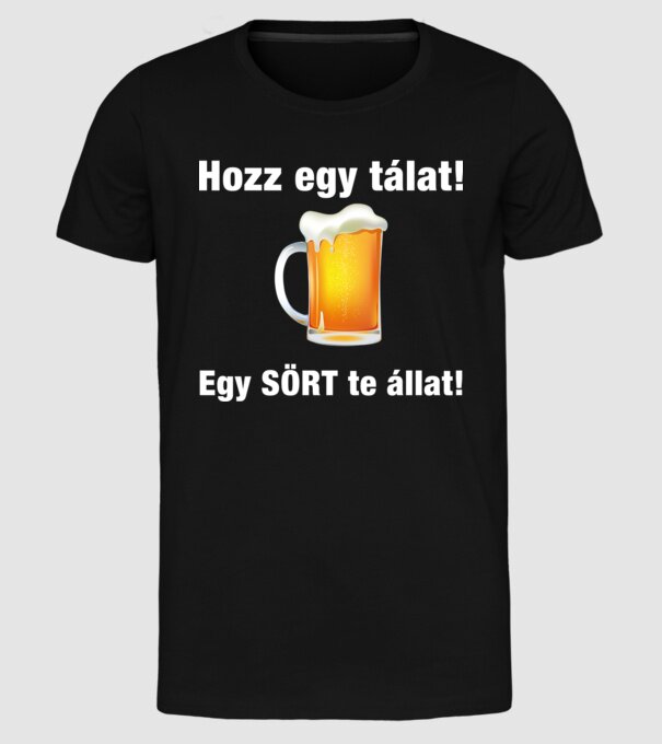  minta fekete pólón