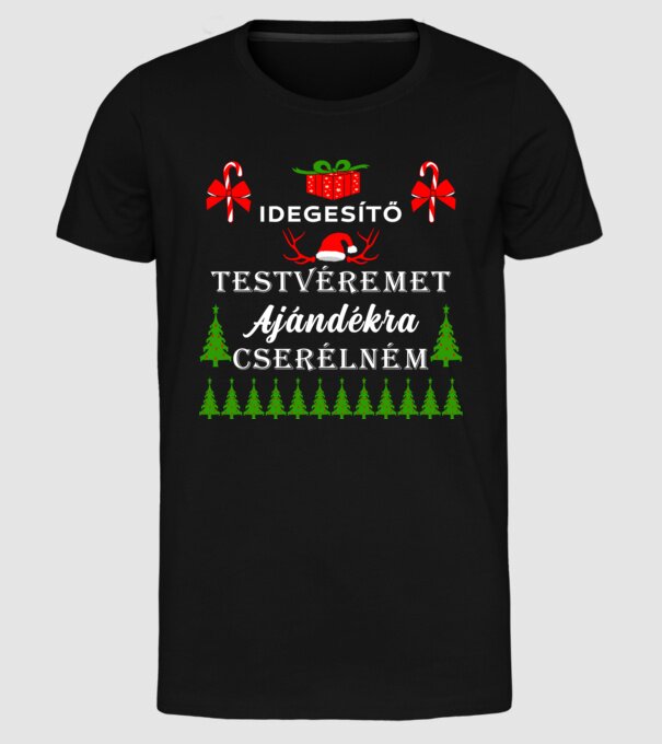  minta fekete pólón