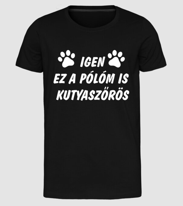  minta fekete pólón
