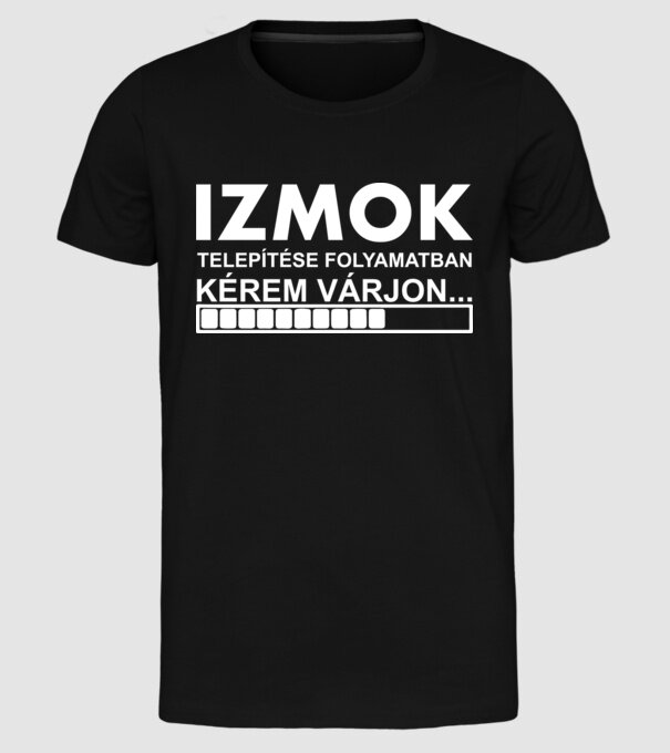  minta fekete pólón