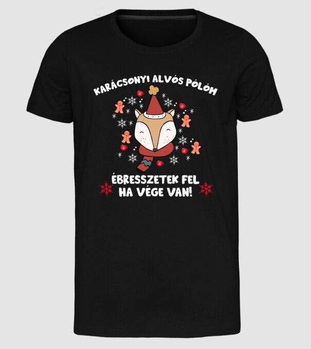  minta fekete pólón