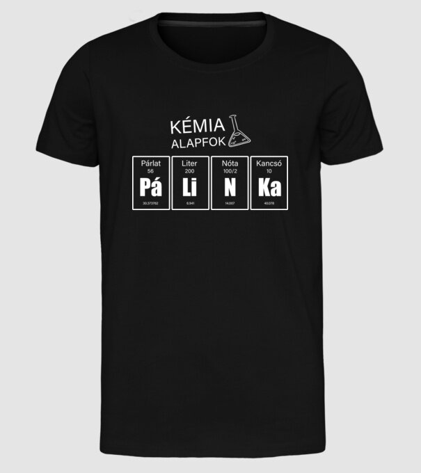  minta fekete pólón